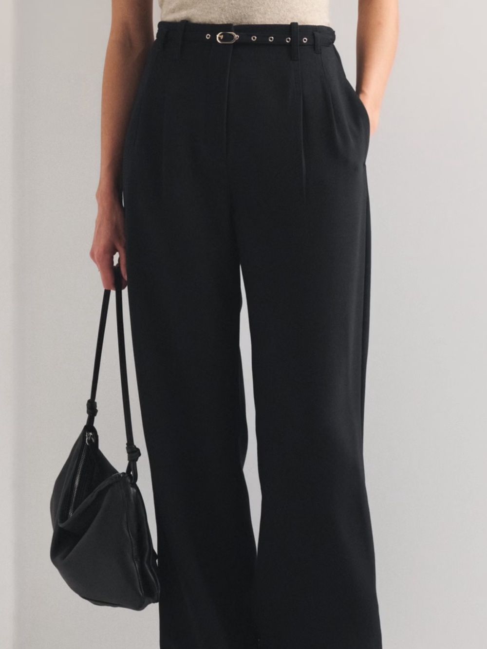 Abercrombie Sloane Tailored Black Pants size 27